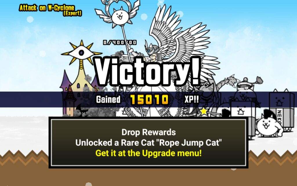 Rope jump cat unlocked The Battle Cats! Amino