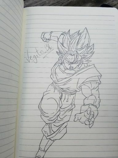 Vegito Blue Sketch Art! | DBZ Amino