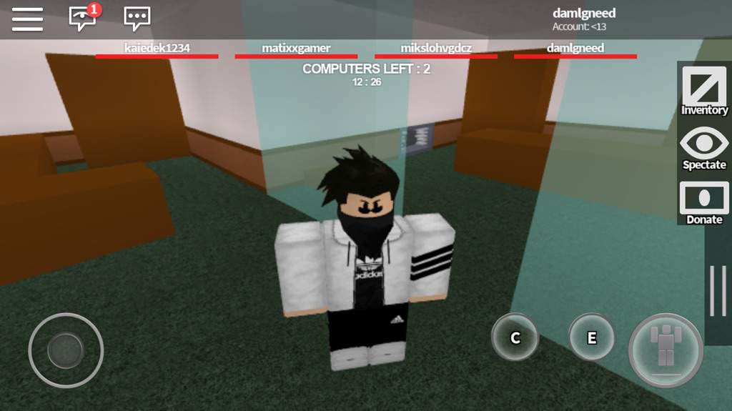 Playing A Roynd Of Flee The Facility Roblox Amino - epic minigames1 dam plays roblox amino