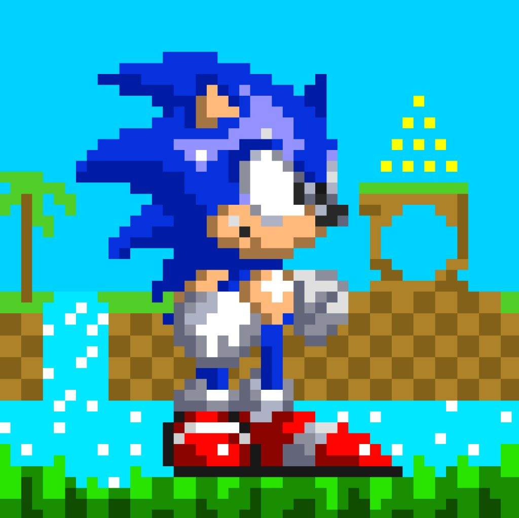 Sonic pixel art | Sonic the Hedgehog! Amino