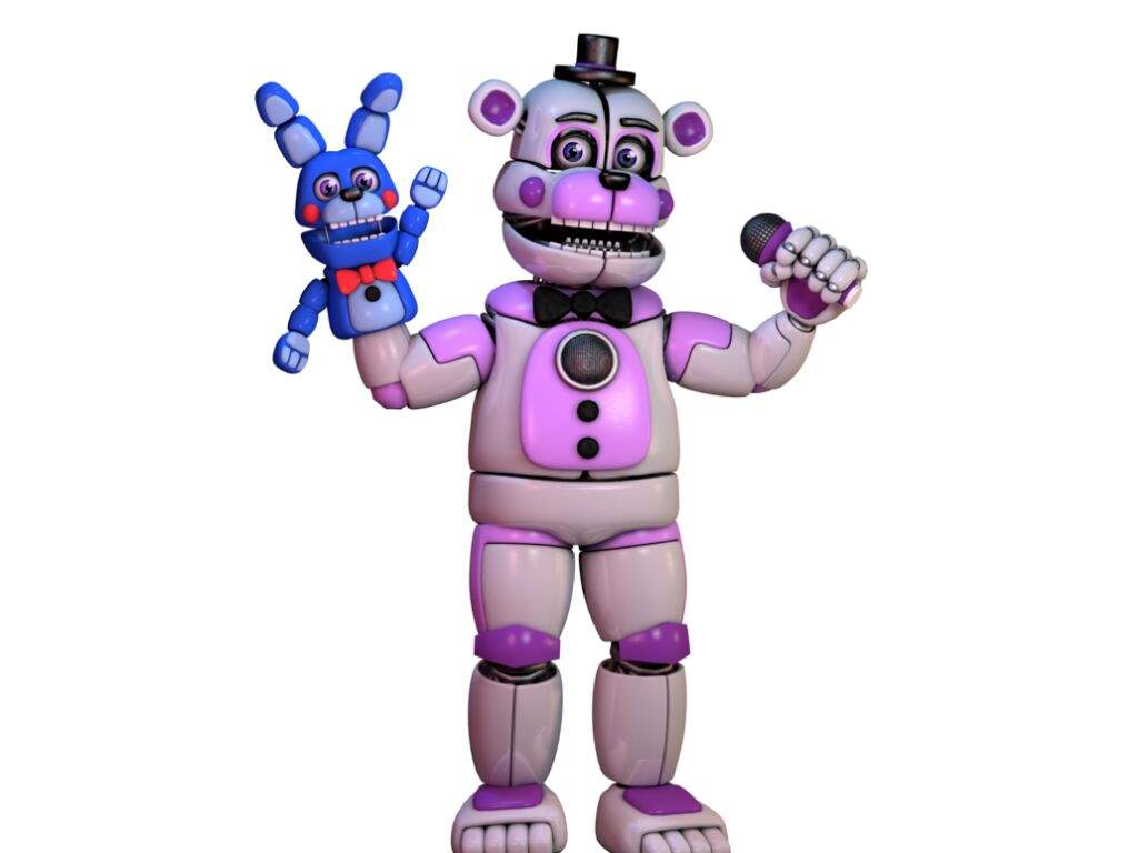 funtime freddy with stage right