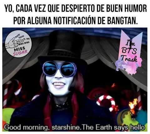 Buenos días estrellitas la tierra les dice hola ?? | ARMY's Amino Amino