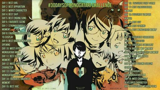 30 Days Of Monogatari Monogatari Amino