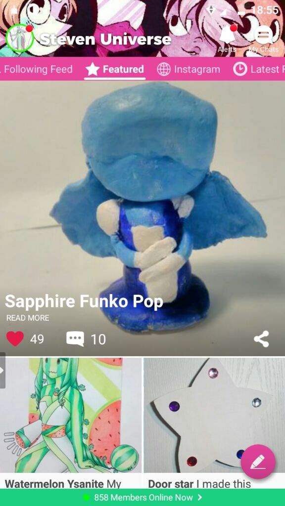 steven universe sapphire plush