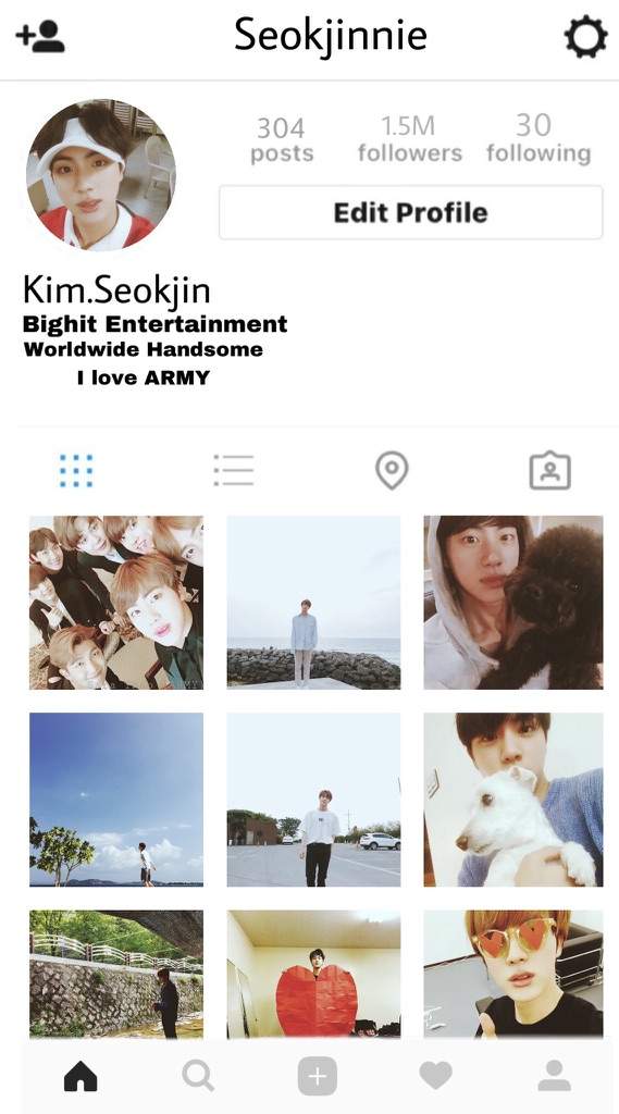 BTS Instagram imagines | Park Jimin Amino