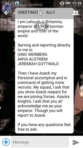 Azack De Willeroncourt Hiatus Code Geass Amino code geass