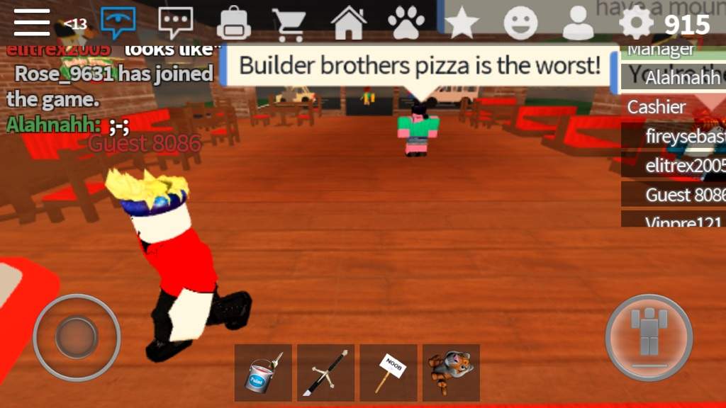 Builder Brothers Pizza Roblox - trolling on work at a pizza place roblox amino