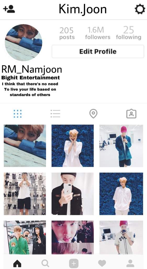 BTS Instagram Imagines RM ARMY Amino