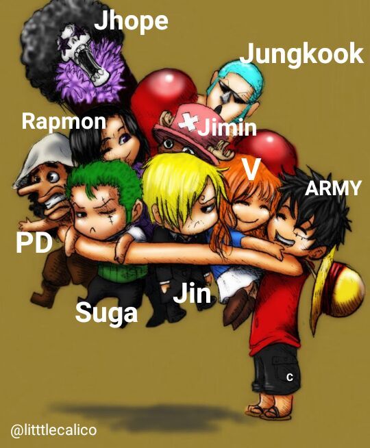 Armys Love For Bts Expressed Through One Of My Favorit Anime