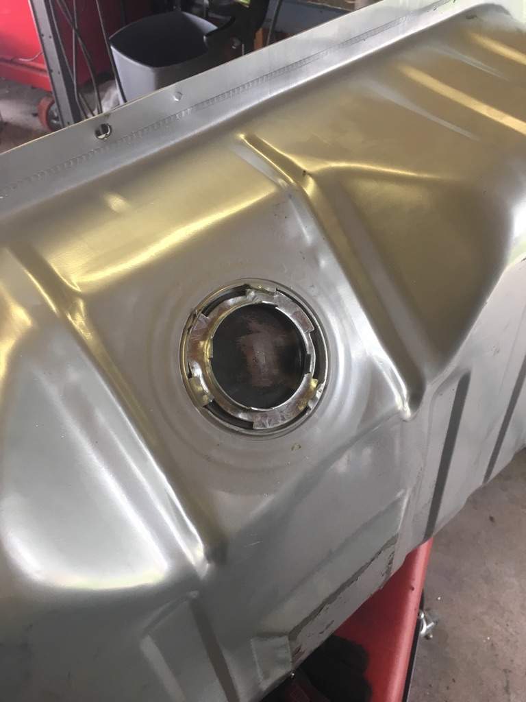 61 F100 mustang fuel tank conversion Garage Amino