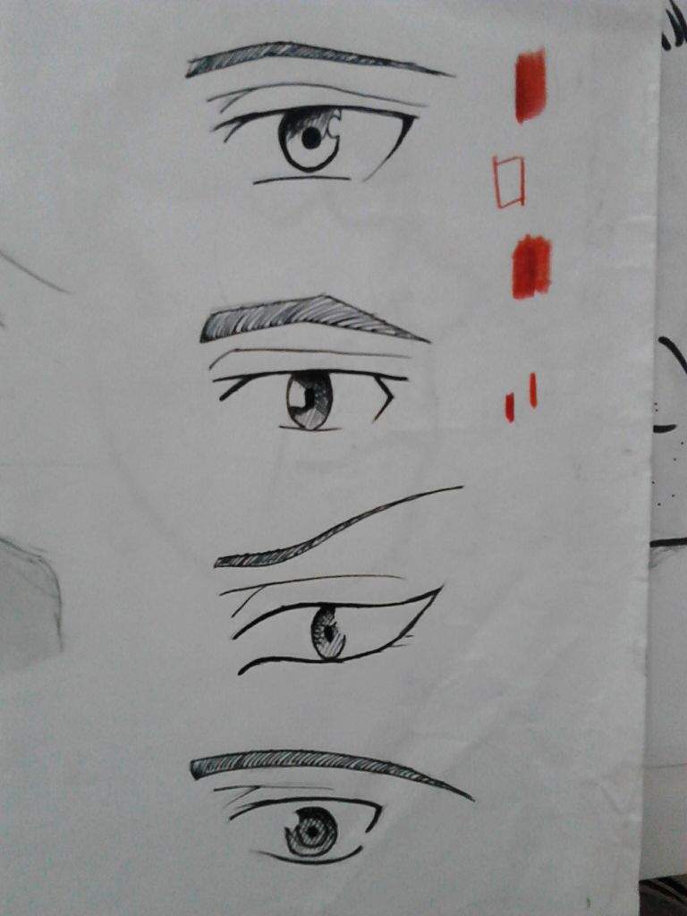 Ojos masculinos manga con ashurados | Arte Anime Amino Amino
