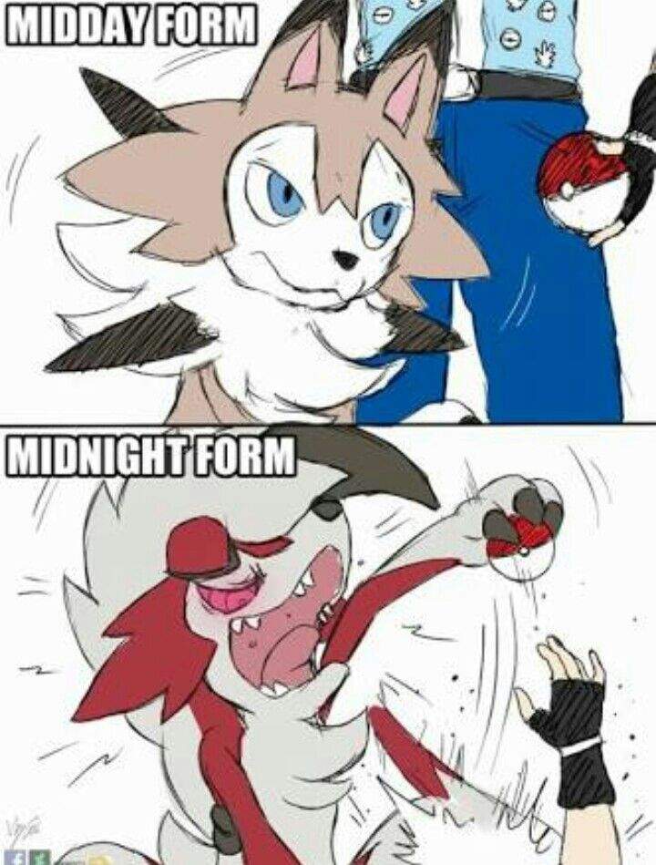 Lycanroc Midday And Midnight 1 Pokémon Amino Em Português Amino