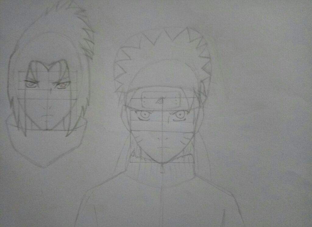 Naruto And Sasuke Drawing Naruto Amino