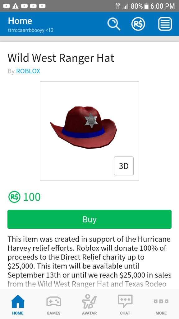 Buy These Roblox Items To Help Hurricane Harvey Relief Funds Roblox Amino - johnny joestar roblox hat