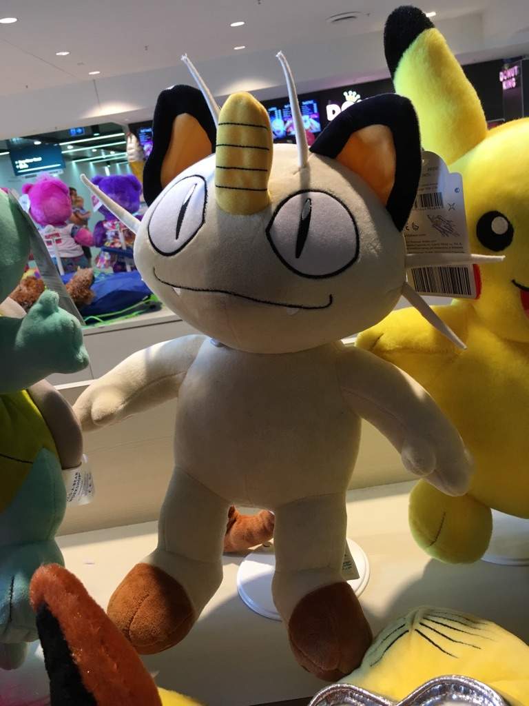 meowth plush build a bear