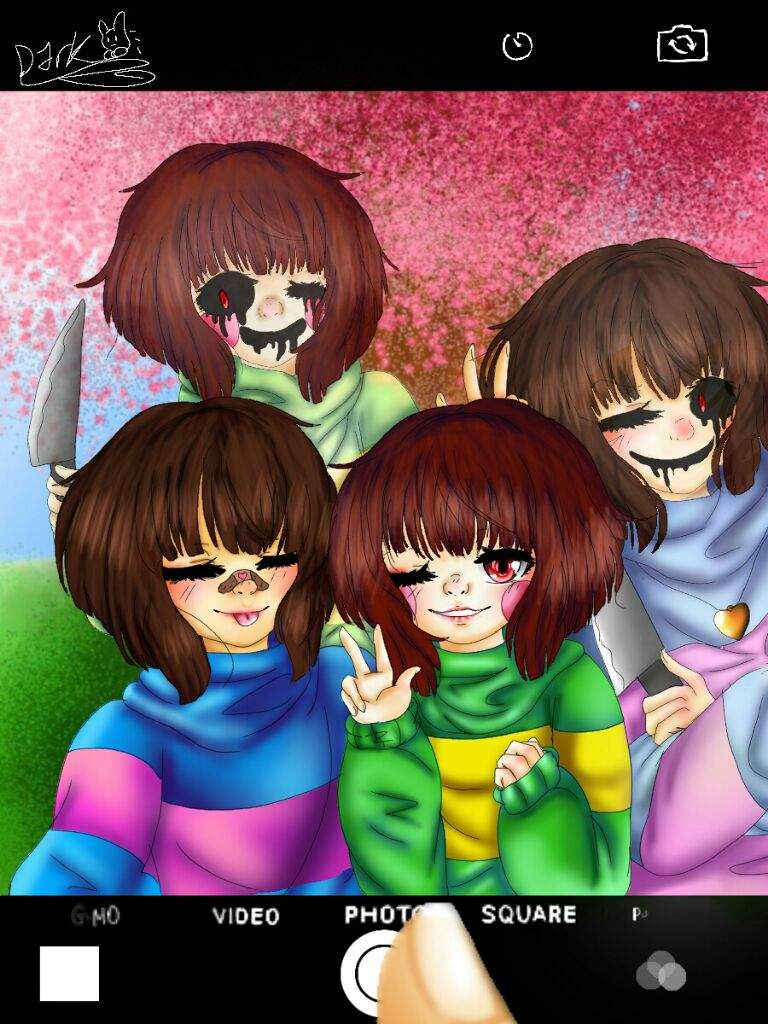 Underswap And Undertale Chara And Frisk The Undertale Au Party Amino