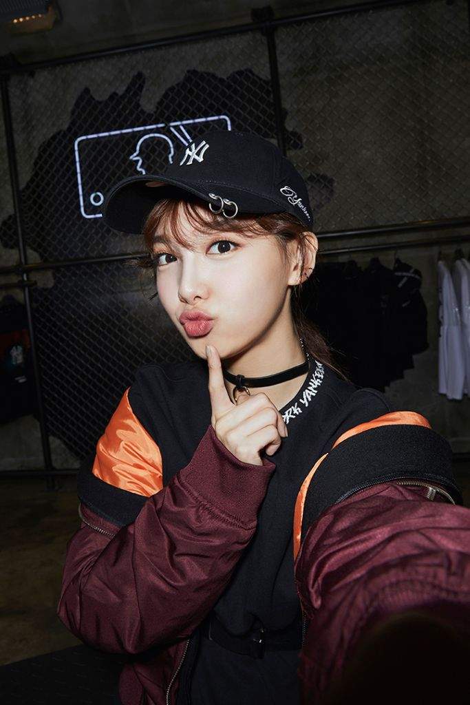 Mlb X Twice Nayeon Full Cut Pic Cr Twiceglobal Twice 트와이스 ㅤ Amino