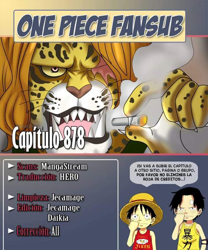 One Piece Manga 878 Manga Stream Hero One Piece Amino