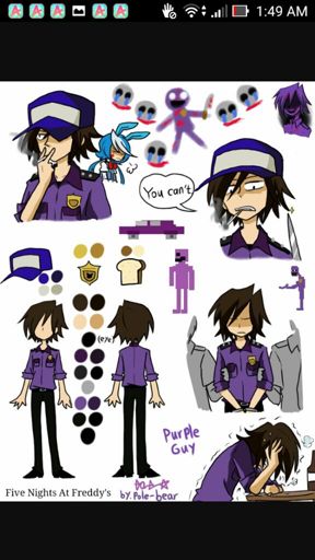 Purple Guy | Wiki | Human five nights at Freddy's Amino