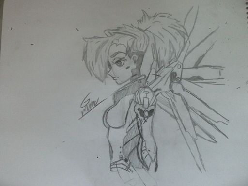 Dibujo de Mercy | Overwatch Amino Español Amino