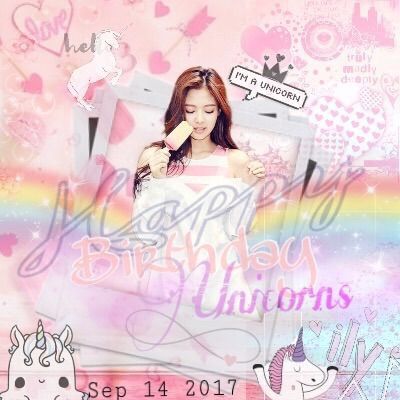 Happy Birthday Unicorns | Kim Jennie - 제니김 Amino