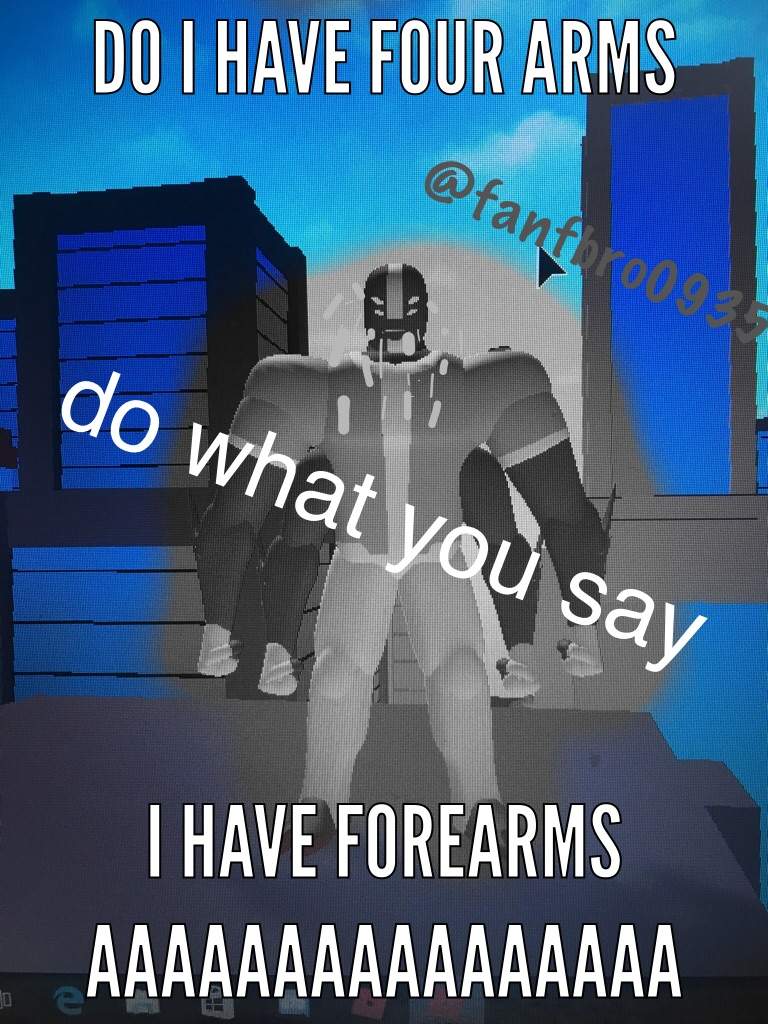 Four Arms Roblox Amino - say daddy roblox