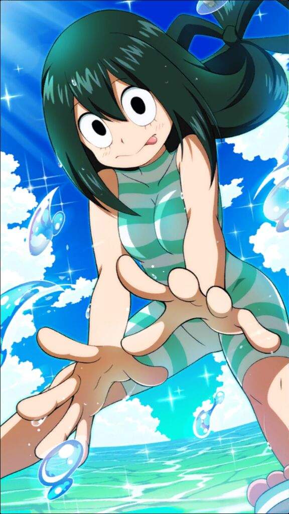 tsuyu asui swimsuit