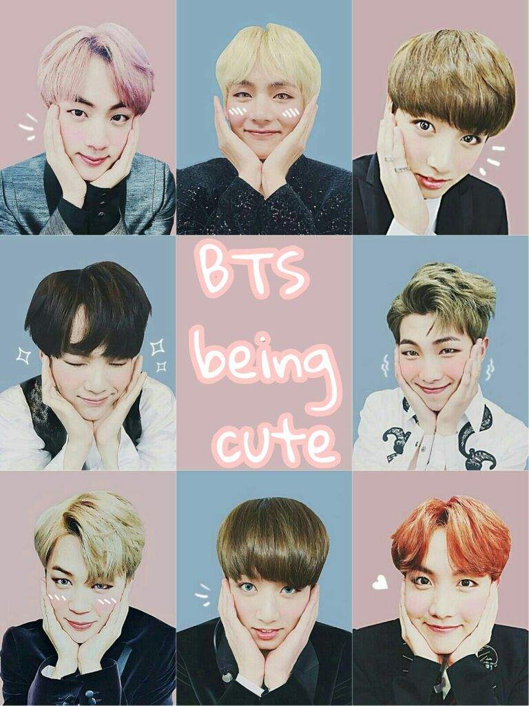  BTS  being cute  ARMY s Amino