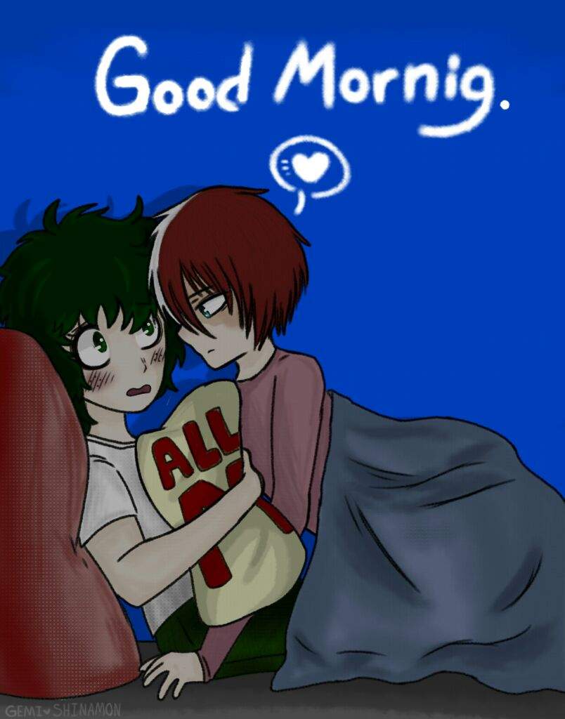 Good Morning Todeku Ship Art | My Hero Academia Amino