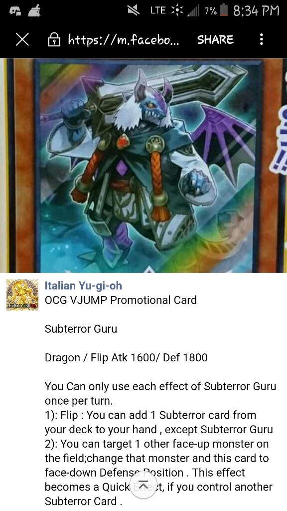 Something That I Finessed From Italian Yugioh Duel Amino