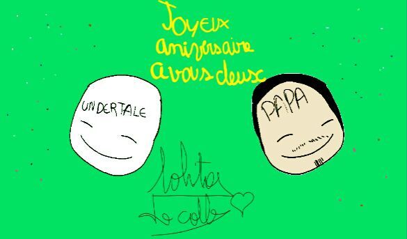 Joyeux Anniversaire Undertale Et Papa Undertale Francais Ut Fr Amino