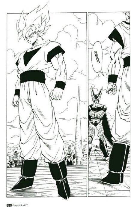 Goku vs cell manga dbz | DRAGON BALL ESPAÑOL Amino