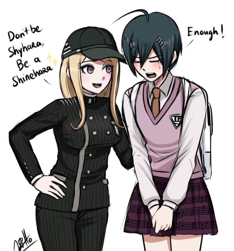 Clothes swap (fanart) | Danganronpa Amino