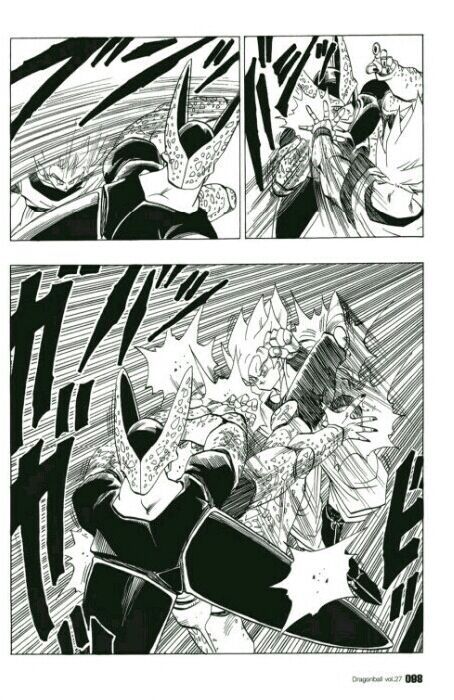 Goku vs cell manga dbz | DRAGON BALL ESPAÑOL Amino