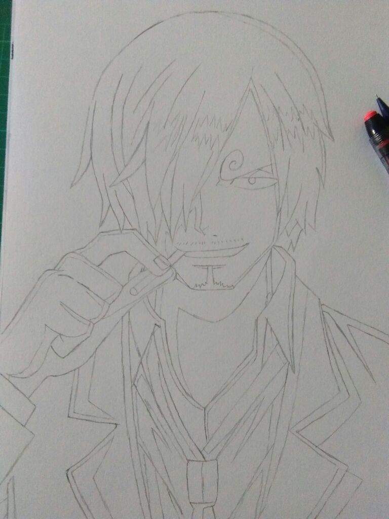 Sanji One Piece Outline Www Topsimages Com