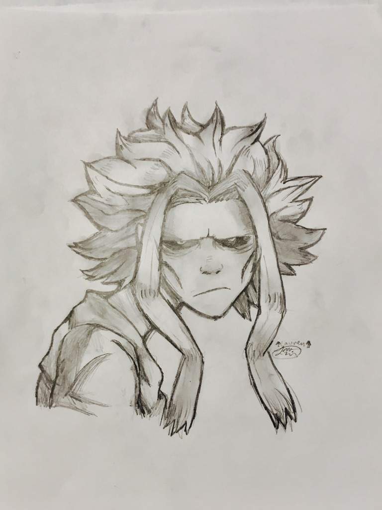 Toshinori Yagi Sketch | My Hero Academia Amino