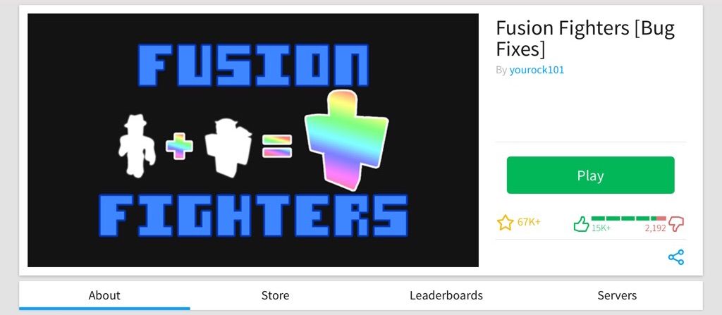 i love fusion fighters roblox amino