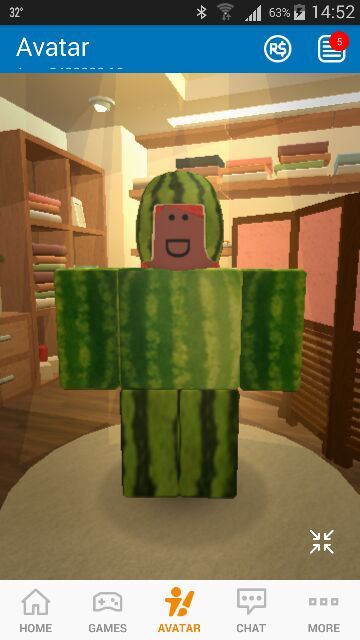 Roblox Avatar Watermelon