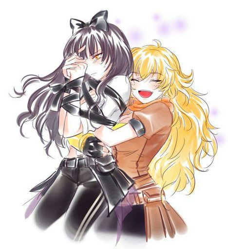 Yang X Blake Wiki Rwby Amino 0316