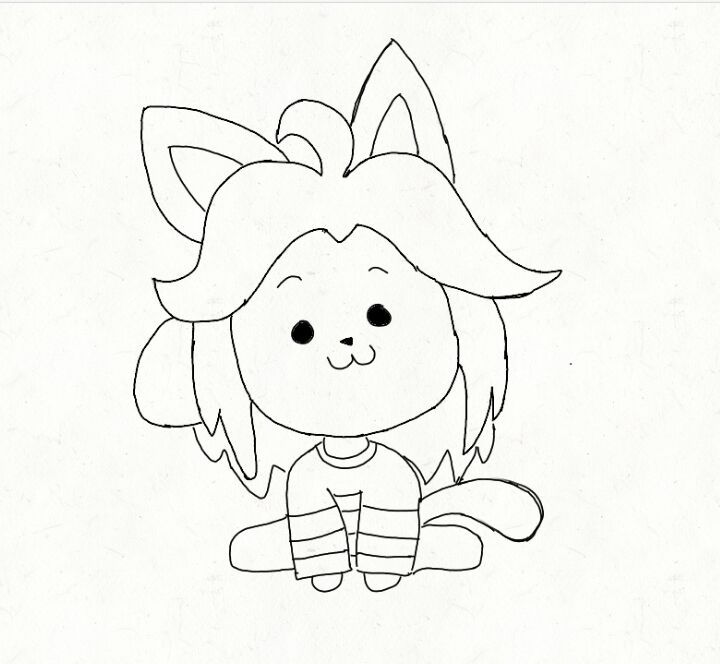 Undertale Temmie Coloring Pages