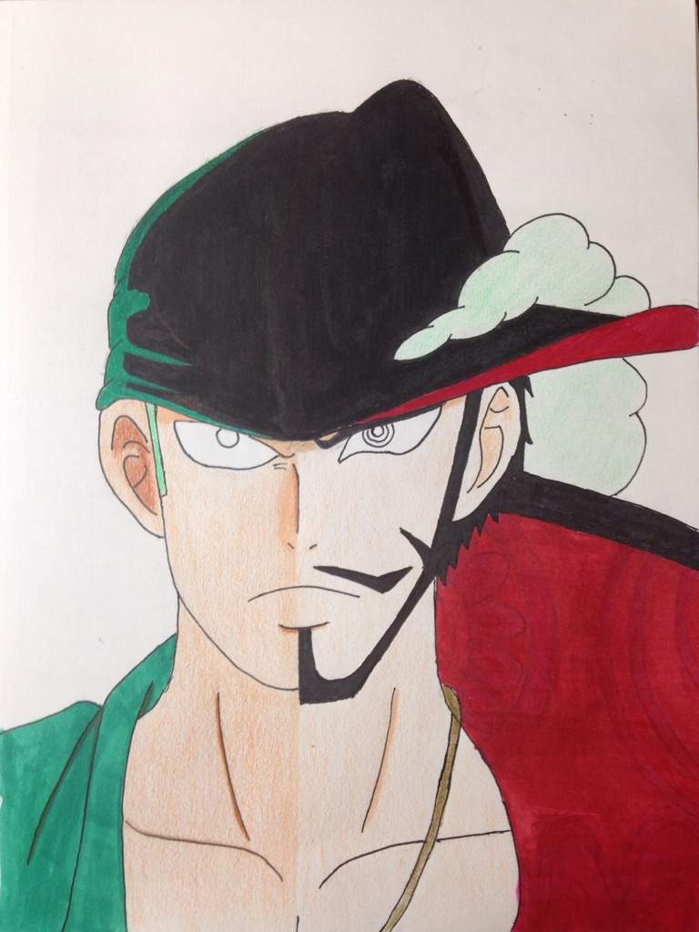 Zoro Mihawk Drawing | One Piece Amino