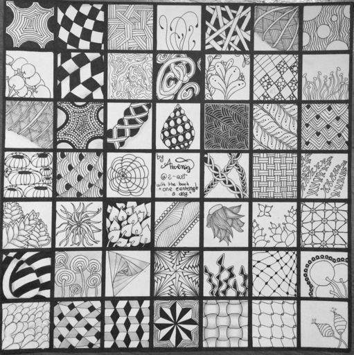 One zentangle a day | Drawing Amino