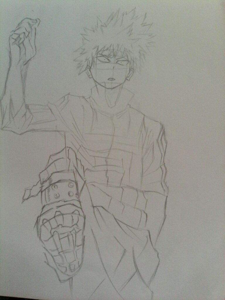 A Rough Sketch Of Katsuki Bakugou 