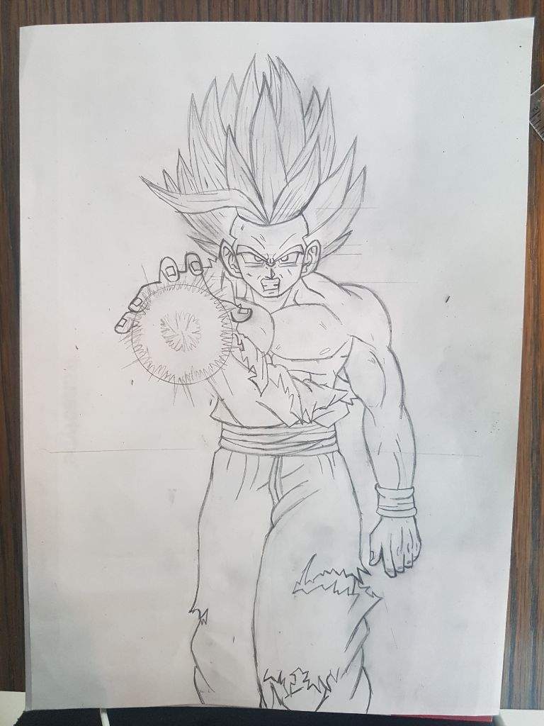 My Drawing Of Super Saiyan 2 Teen Gohan Dragonballz Amino