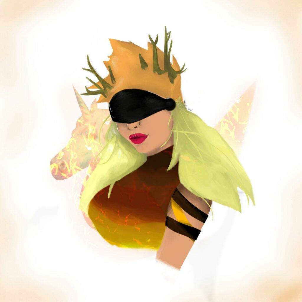 A Burning Unicorn Art Roblox Amino - avatar unicorn roblox
