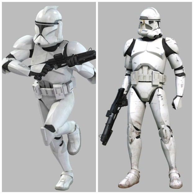 clone armor vs stormtrooper armor