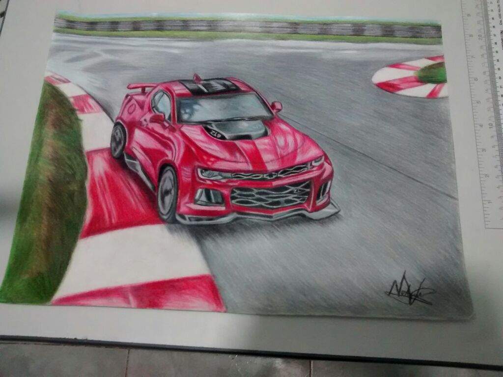 mipropioarte Camaro zl1 espero les guste este dibujo hecho con colores  faber castell ecolapices. | DibujArte Amino