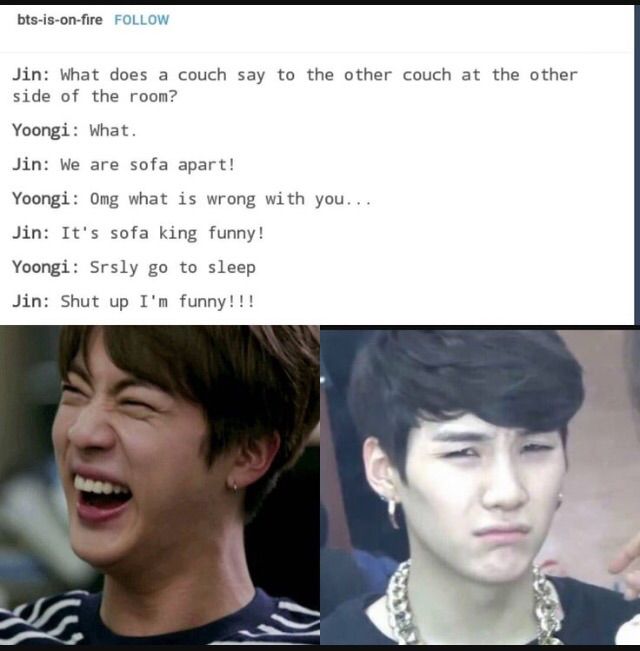 Compilation Of Jin's Dad Jokes Pt.2 | ARMY's Amino