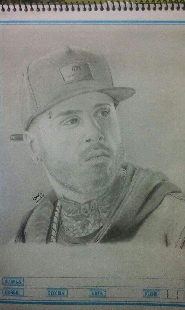 Mi Segundo Dibujo Dibuje A Nicky Jam K Tal Quedo Dibujarte Amino