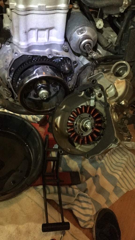 drz400 stator cover